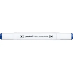 Panduro Colour Marker Brush, penselspids og skråskåret spids – Prussian blue 69