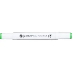 Panduro Colour Marker Brush, penselspids og skråskåret spids – Vivid green 46