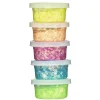 Panduro Dough Glitter 5-pak, 5×20 gram glitrende modellervoks