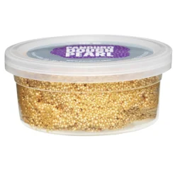 Panduro Dough Pearl Metallic guldfarvet legeler – 125 ml