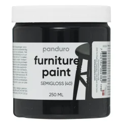 Panduro Furniture Paint møbelmaling, sort 250 ml
