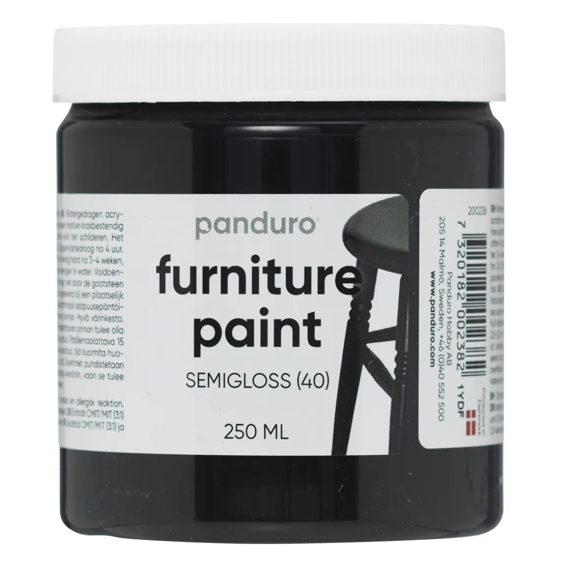 Panduro Furniture Paint møbelmaling, sort 250 ml