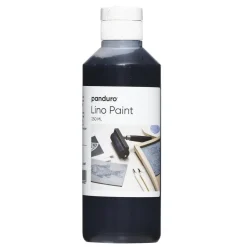 Panduro Lino Paint, vandbaseret linoleumsmaling, sort 250 ml