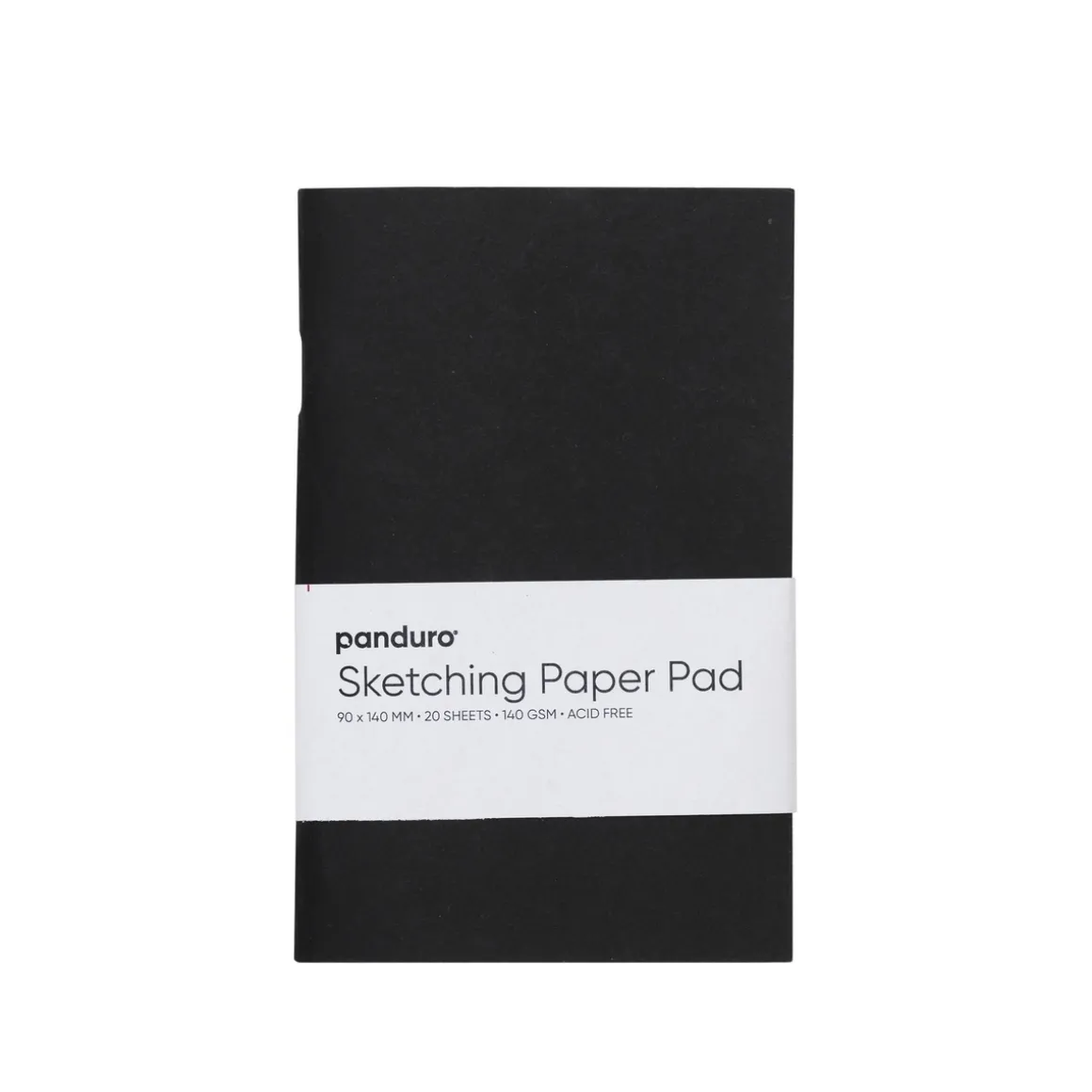 Panduro Sketch, skitseblok med blødt omslag, 9×14 cm, 20 ark, 140 g/m²