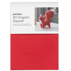 Papirfoldning 3D, lav og fold et egern af papir! 30×18×23 cm