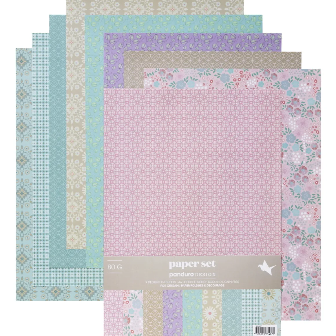 Papirkit A4 54 stk. forårsfor.