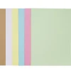 Papirsæt i pastelfarver med 48 stk. kraftige A4-ark (210×297 mm) a 240 g/m²