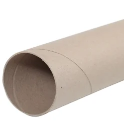 Paprør af naturfarvet pap – længde 75 cm, Ø8 cm