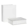 Papæsker i form af 2 indbundne bøger – 16×19×6,5 og 13,5×17,5×4,5 cm