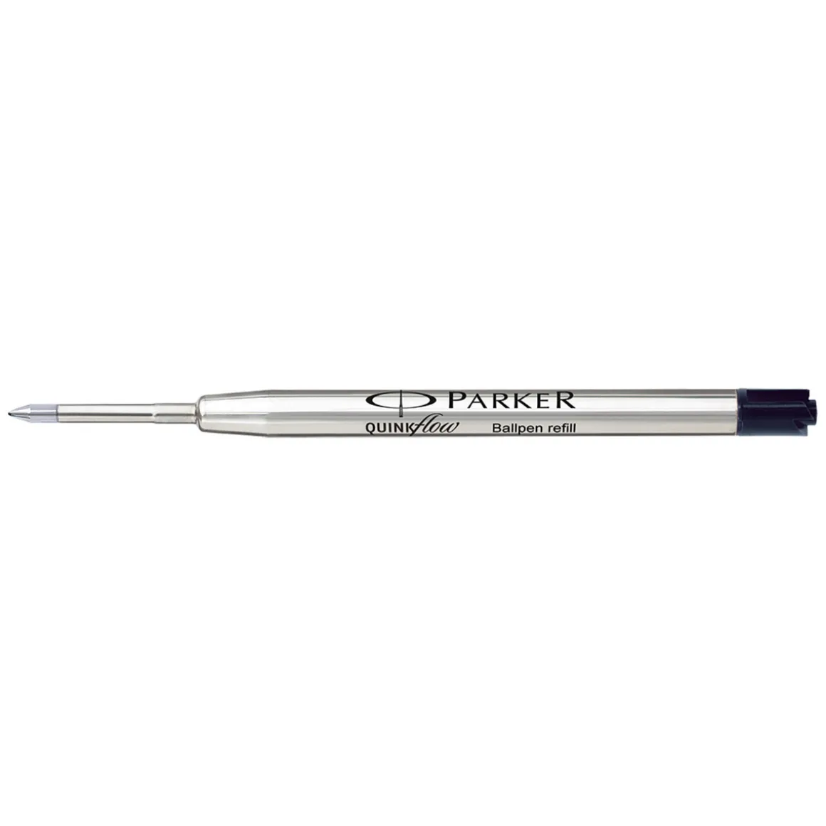 Parker Ballpoint refill sort, komplet farvepatron med ny spids