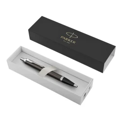 Parker IM Dark Espresso C.T Ballpoint – kuglepen med blåt blæk