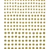 Pearl stickers guld – 420 guldskinnende perlestickers. Ø4, 5, 6 mm