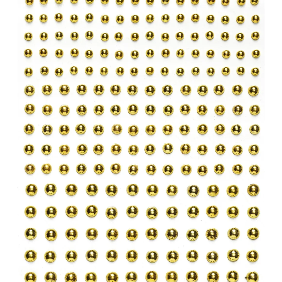 Pearl stickers guld – 420 guldskinnende perlestickers. Ø4, 5, 6 mm