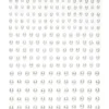 Pearl stickers hvid – 420 hvide/perlemorsskinnende perlestickers. Ø4, 5, 6 mm