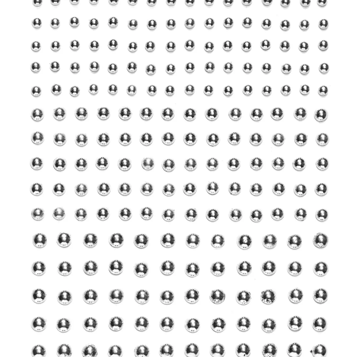 Pearl stickers sølv – 420 sølvskinnende perlestickers. Ø4, 5, 6 mm
