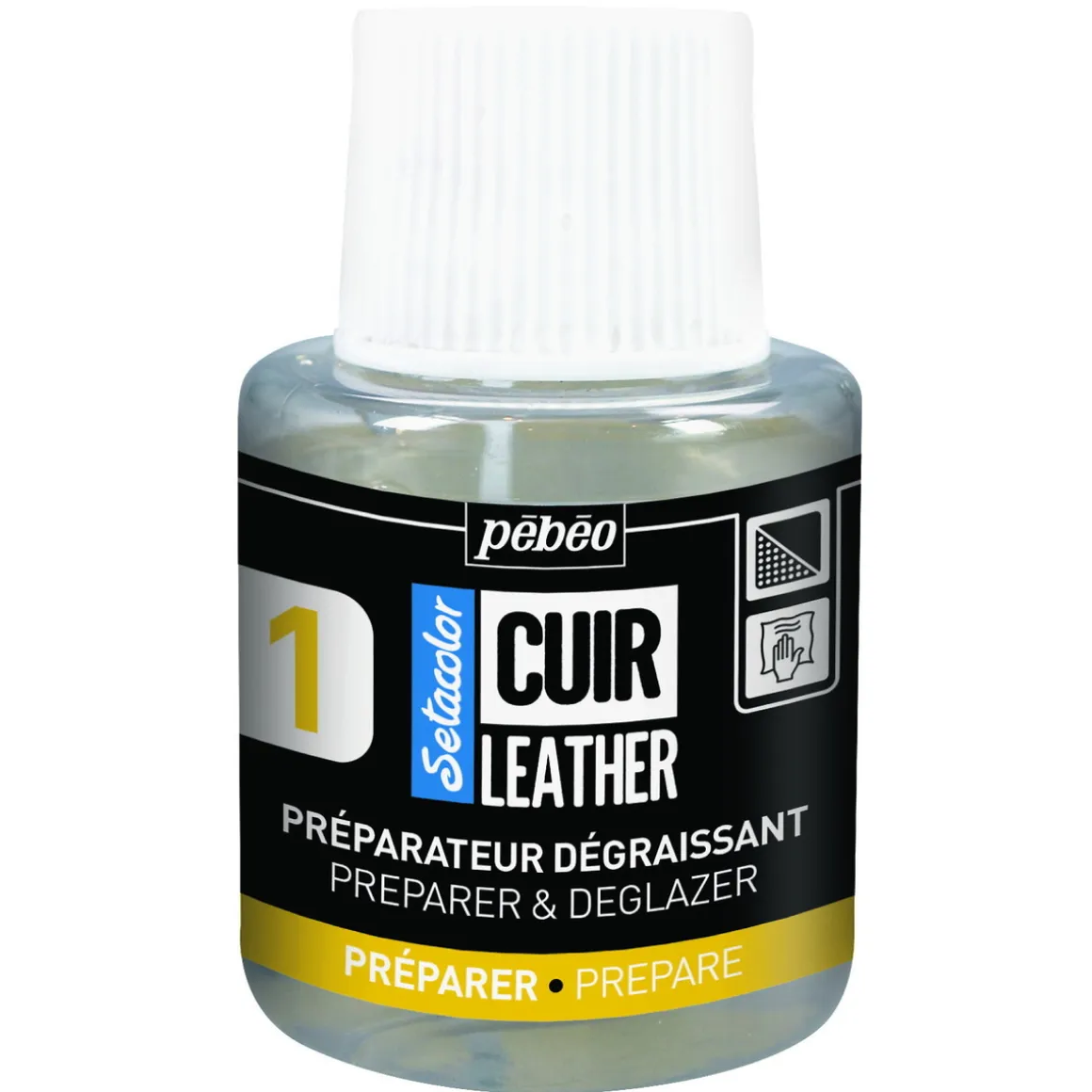 Pebeo Cuir Leather 110 ml Preparer Deglazer til læderfarve