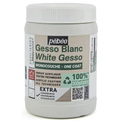 Pebeo Gesso white 225 ml – hvid gesso til grunding