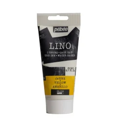Pebeo Lino Ink 80 ml, vandbaseret linoleumsfarve – Yellow