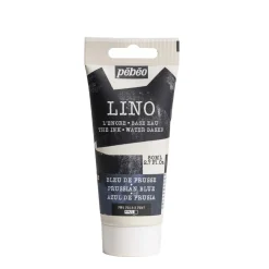 Pebeo Lino Ink 80 ml, vandbaseret linoleumsfarve – Ultramarine Blue