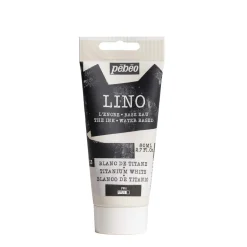 Pebeo Lino Ink 80 ml, vandbaseret linoleumsfarve – Cosmos Black