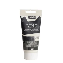 Pebeo Lino Ink 80 ml, vandbaseret linoleumsfarve – Carbon Black