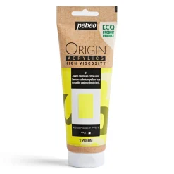 Pebeo Origin Acrylics akrylfarve 120 ml Lemon cadmium yellow hue 01