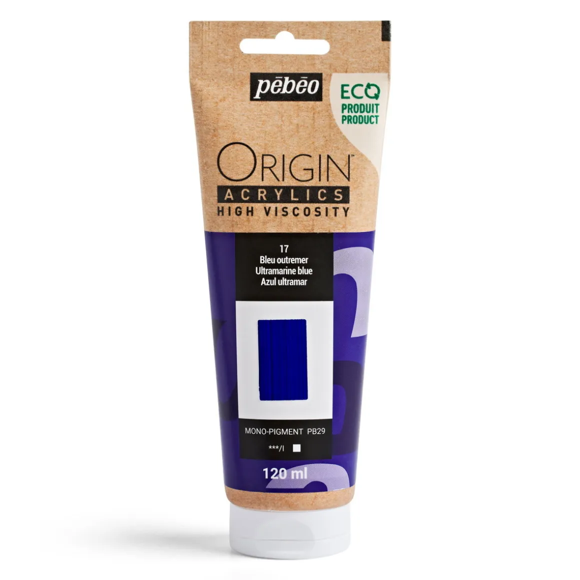 Pebeo Origin Acrylics akrylfarve 120 ml Ultramarine blue 17