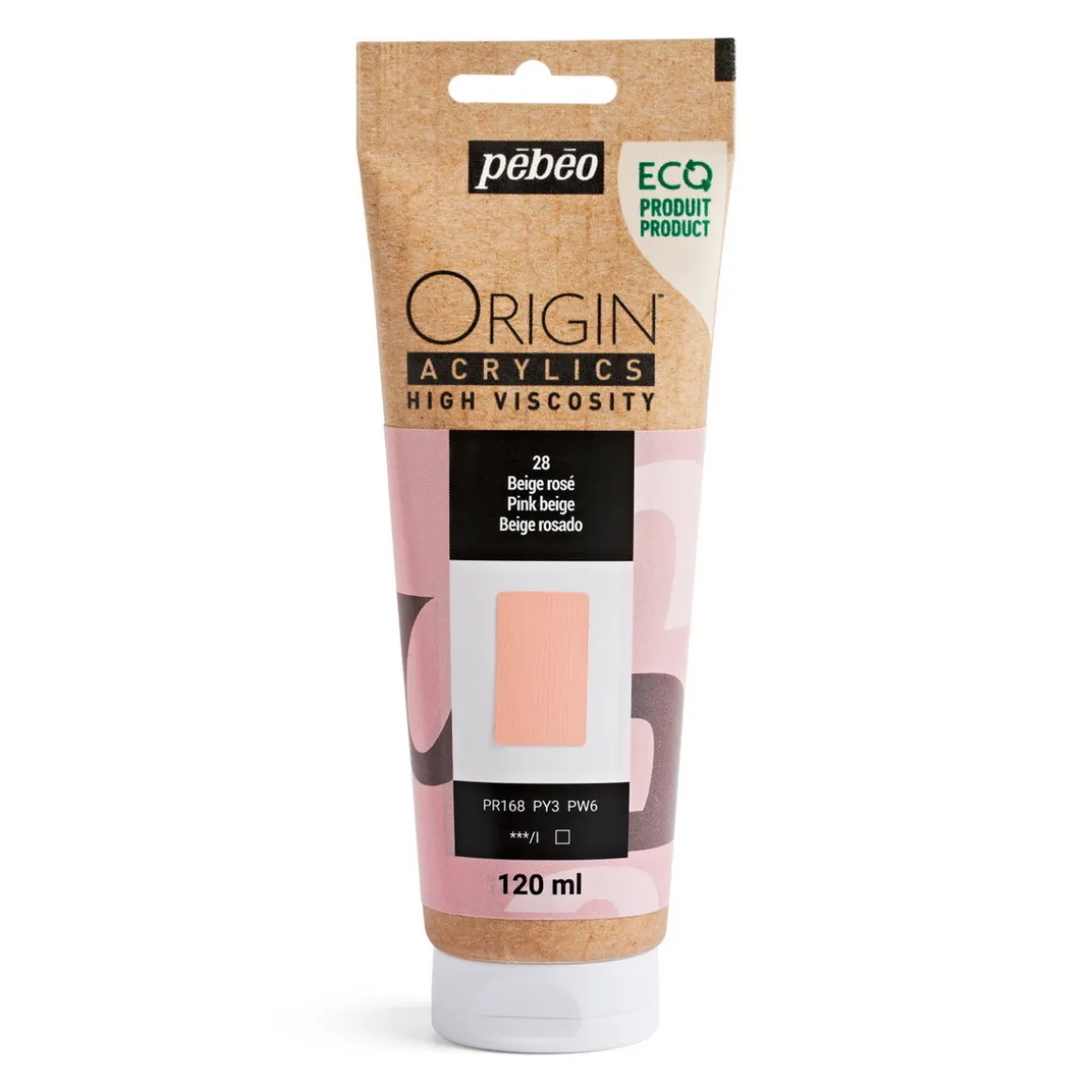Pebeo Origin Acrylics akrylfarve 120 ml Pink beige 28