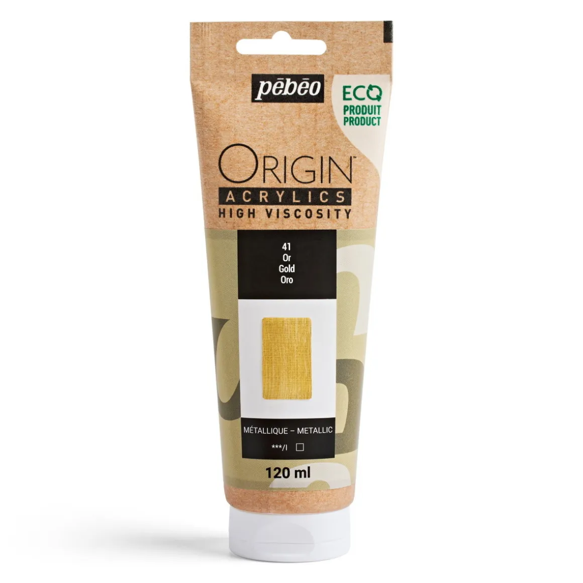 Pebeo Origin Acrylics akrylfarve 120 ml Gold 41