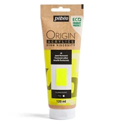 Pebeo Origin Acrylics akrylfarve 120 ml Fluorescent yellow 46