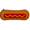 Penalhus der ser ud som en hotdog! Længde 20 cm, Ø5 cm