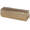 Penalhus med masser af guldglitter, 20×6×6 cm