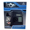 Pengeskab med kode og mønttæller DK – kun til danske mønter, 14×12×18,5 cm