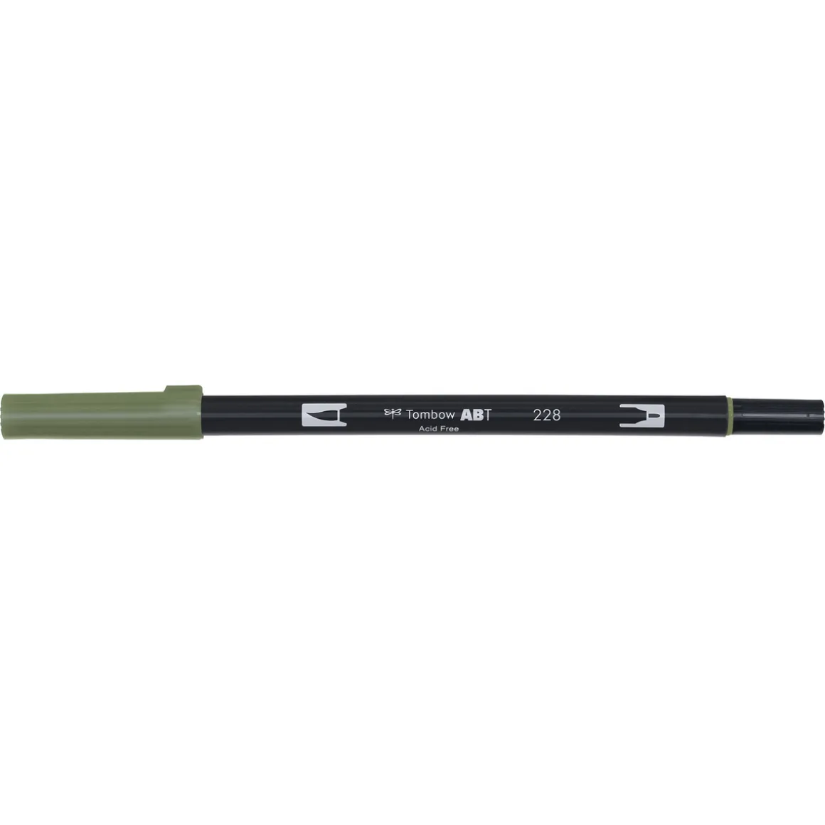 Penselpen Tombow ABT Dual Brush Pen Gray Green 228
