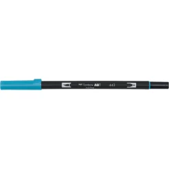Penselpen Tombow ABT Dual Brush Pen Turquoise 443