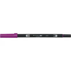 Penselpen Tombow ABT Dual Brush Pen Purple 665