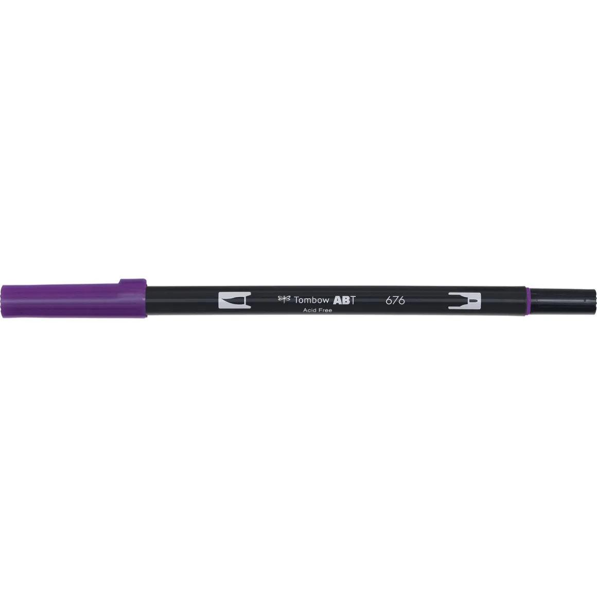 Penselpen Tombow ABT Dual Brush Pen Royal Purple 676