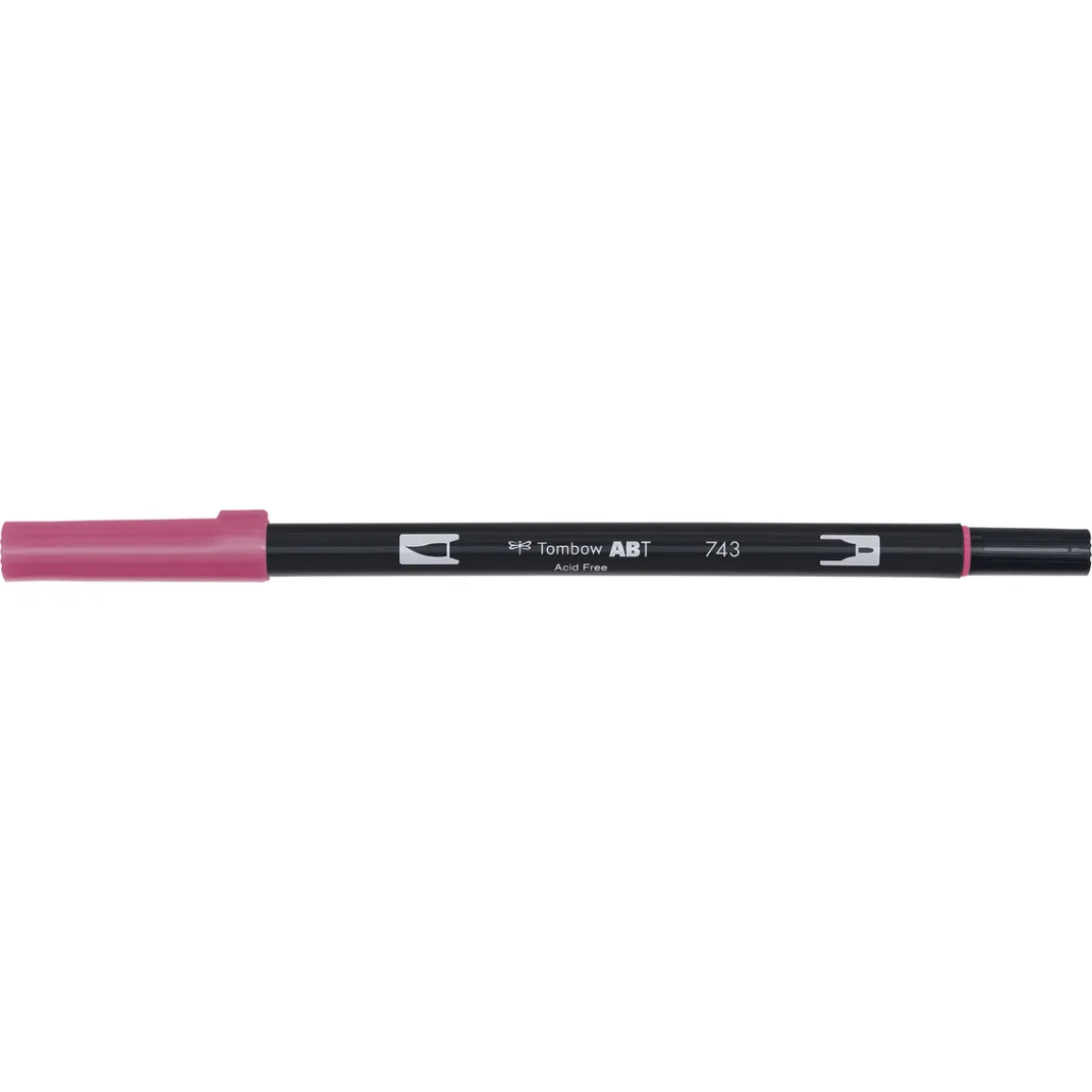 Penselpen Tombow ABT Dual Brush Pen Hot Pink 743