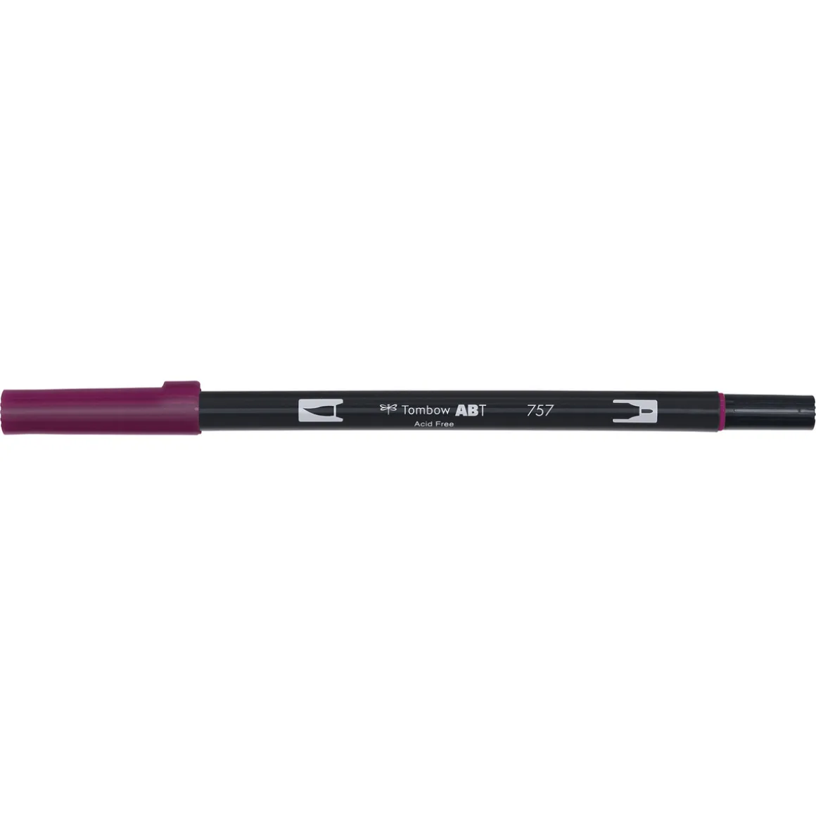 Penselpen Tombow ABT Dual Brush Pen Port Red 757