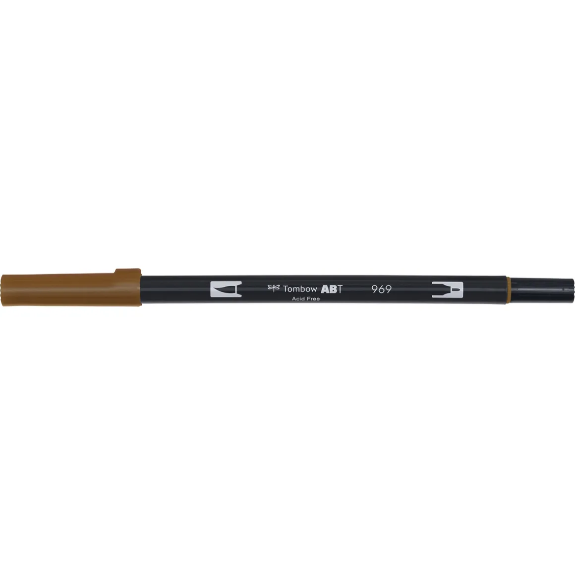 Penselpen Tombow ABT Dual Brush Pen Chocolate 969
