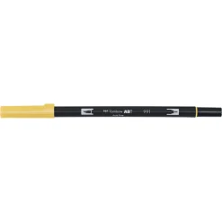 Penselpen Tombow ABT Dual Brush Pen Light Ochre 991