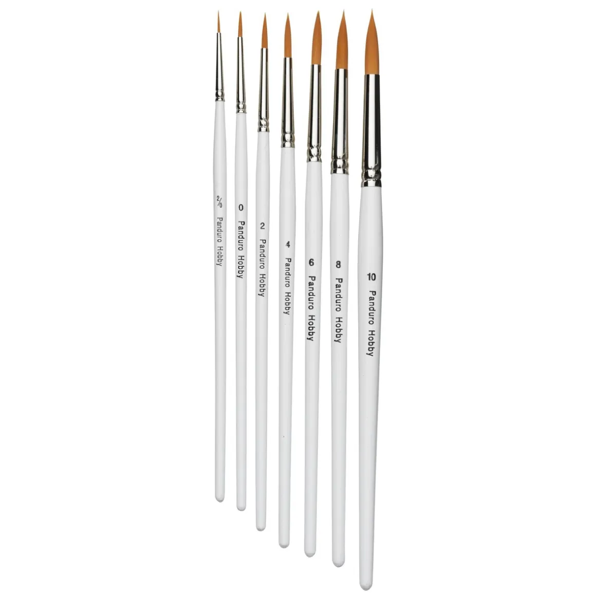 Pens.sæt rund 7 stk hobbyfarve