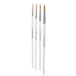 Pens.sæt rund 4 stk hobbyfarve