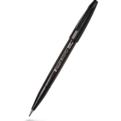Pentel Brush Sign Pen Touch SES15C – sort penselspidspen