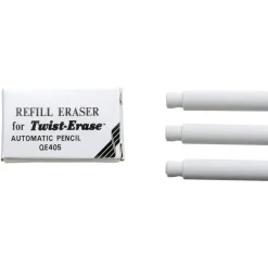 Pentel Refill E10, 3-pak viskelædere til Pentel Twist Erase & Twist Erase Click