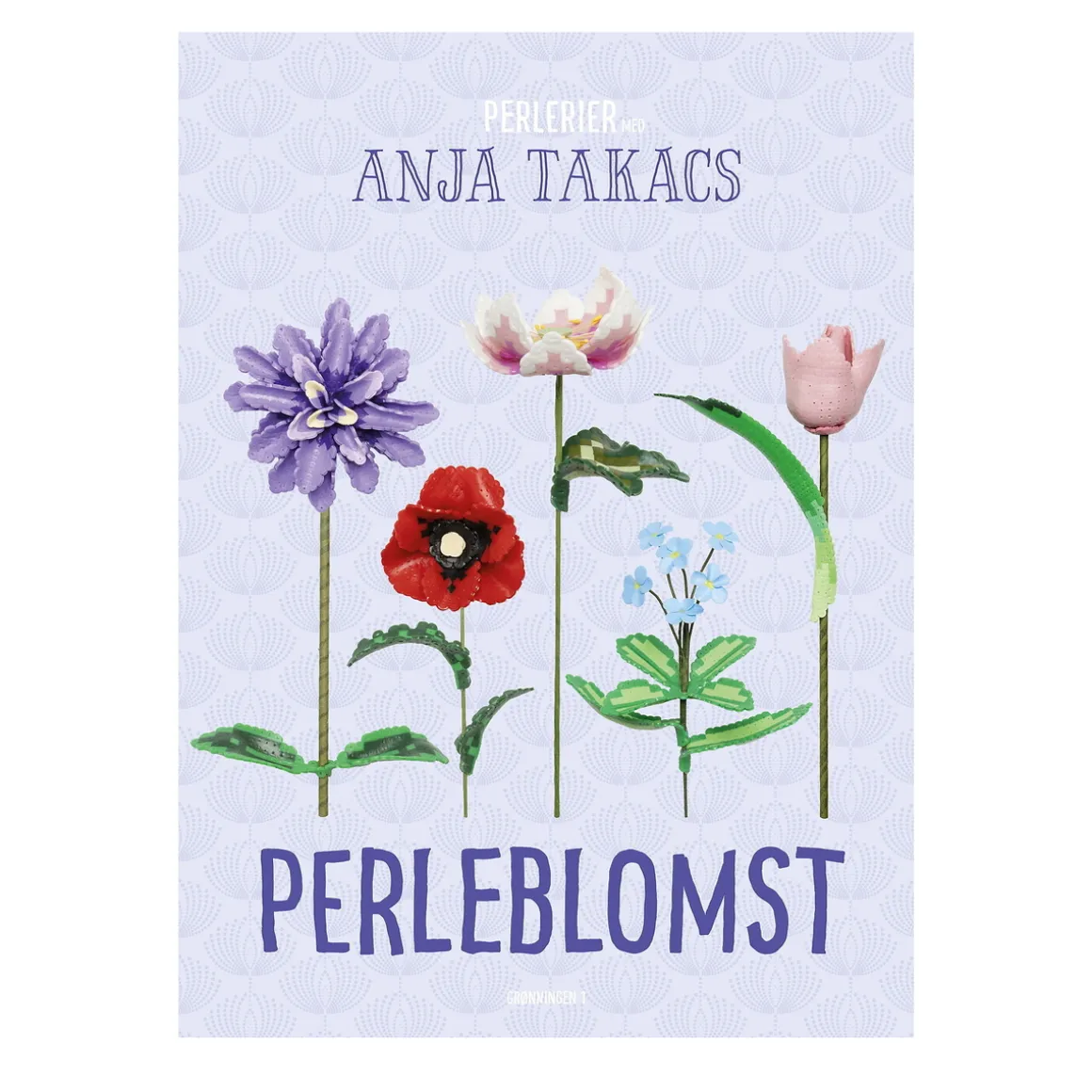 Perleblomst by Anja Takacs – lav smukke 3D-blomster med rørperler. Dansk tekst.
