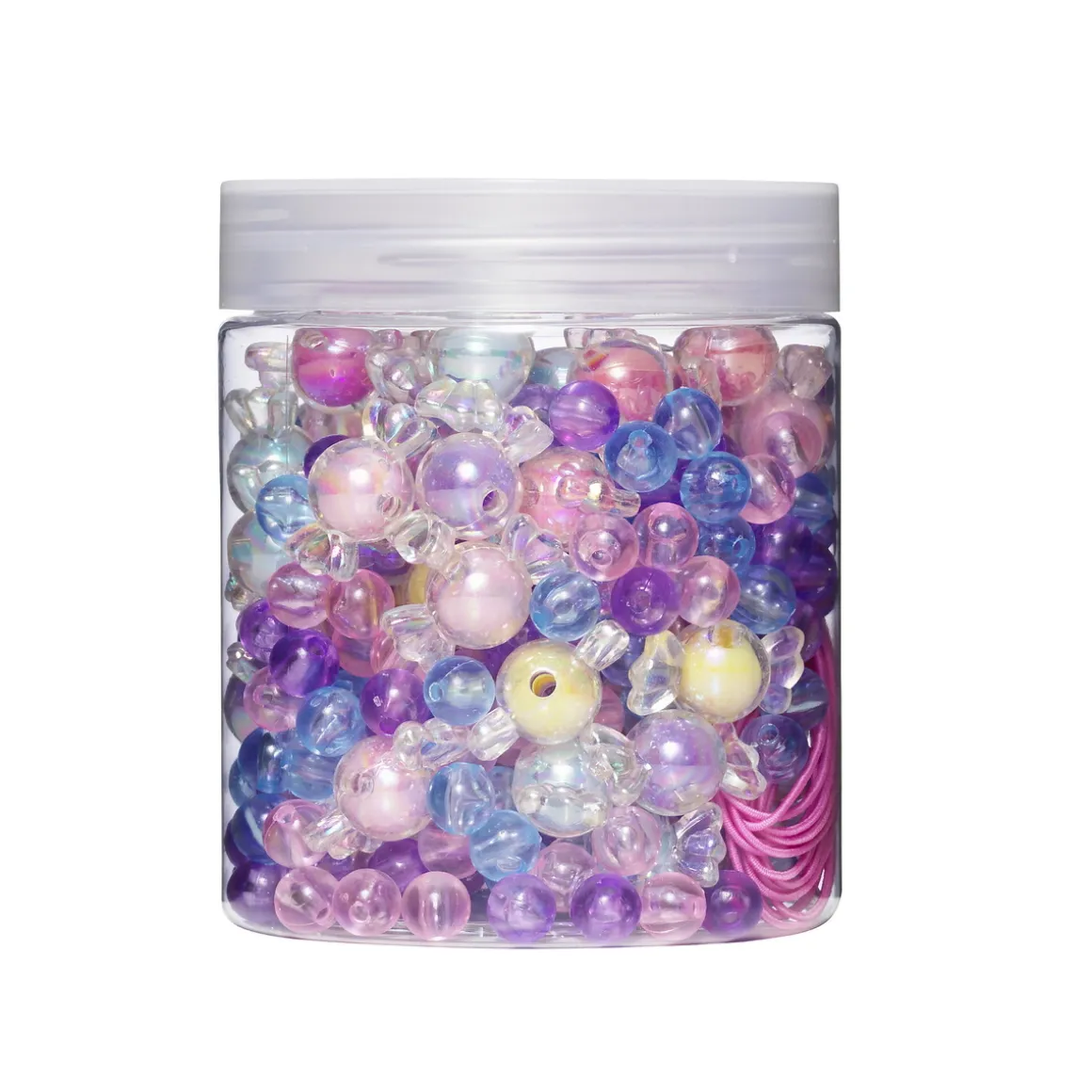 Perlemix Bonbon – Ca. 310 stk. perler (ca. 50 store og ca. 250 små)