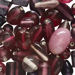 Perlemix glas rosa nuancer