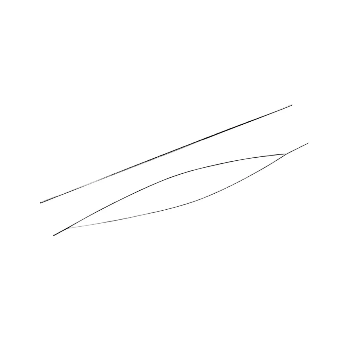 Perlenåle 0,5 mm 5 stk.