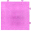 Perleplade Midi rosa kvadrat, kan bygges sammen, 15x15 cm – til vores rørperler, som er Ø5 mm
